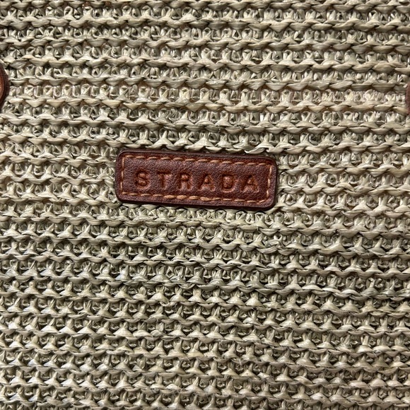 Strada Olive Green Silky Soft Straw Purse - Picture 2 of 8